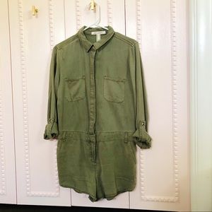 Army Green Romper, size small